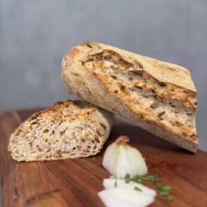 Rustikales Zwiebel - Baguette
