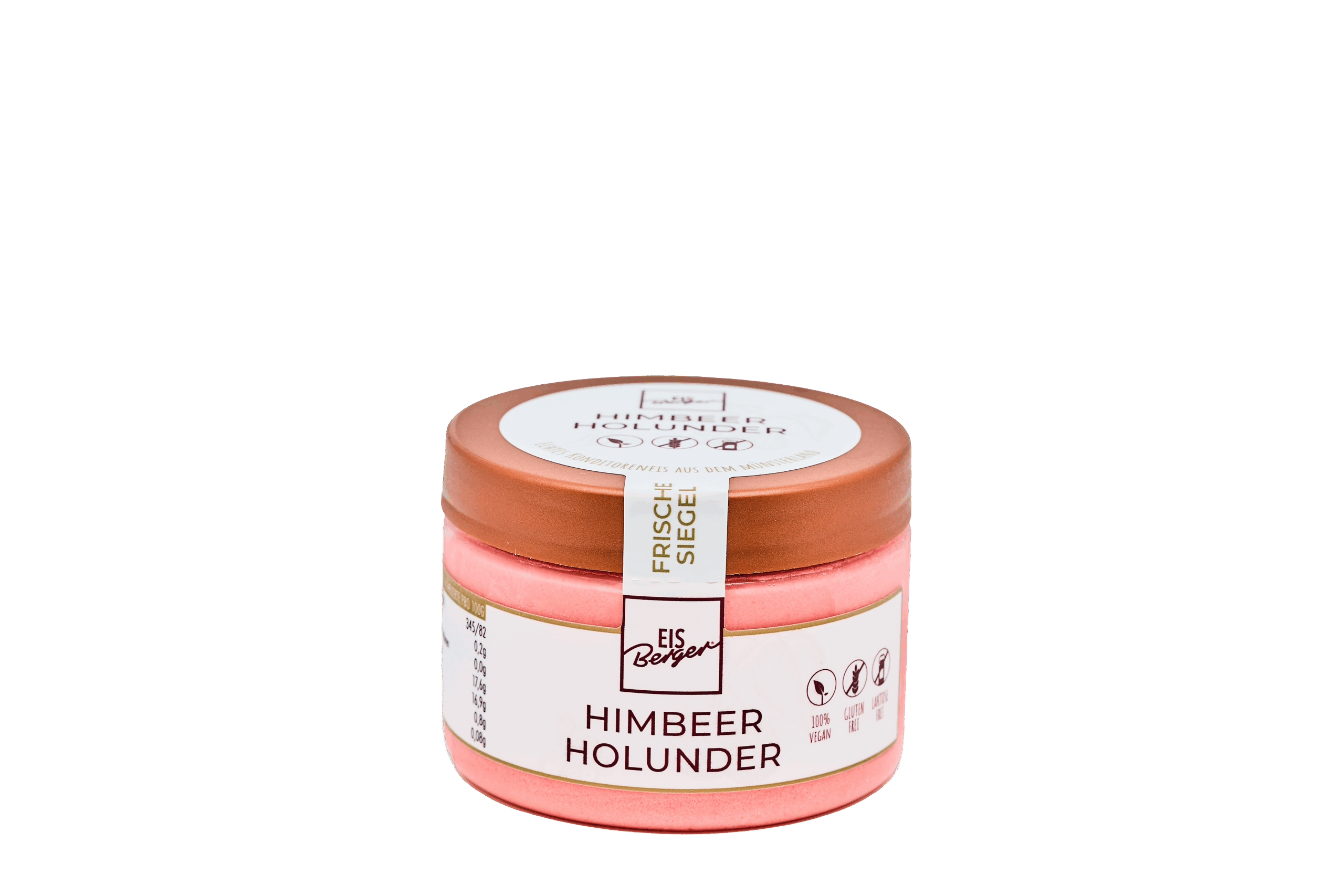 Himbeer Holunder Eis