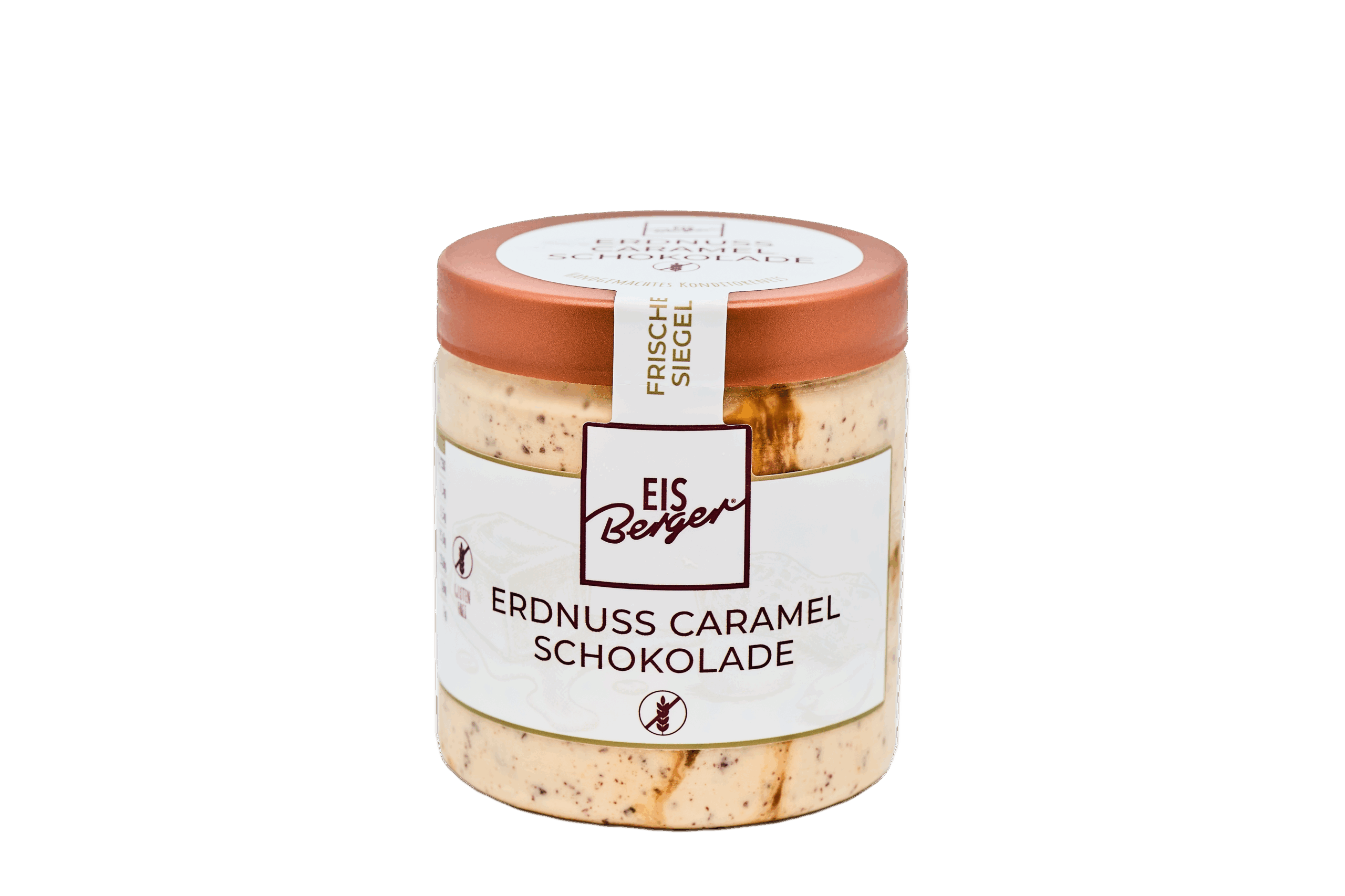 Erdnuss Caramell Schokolade Eis