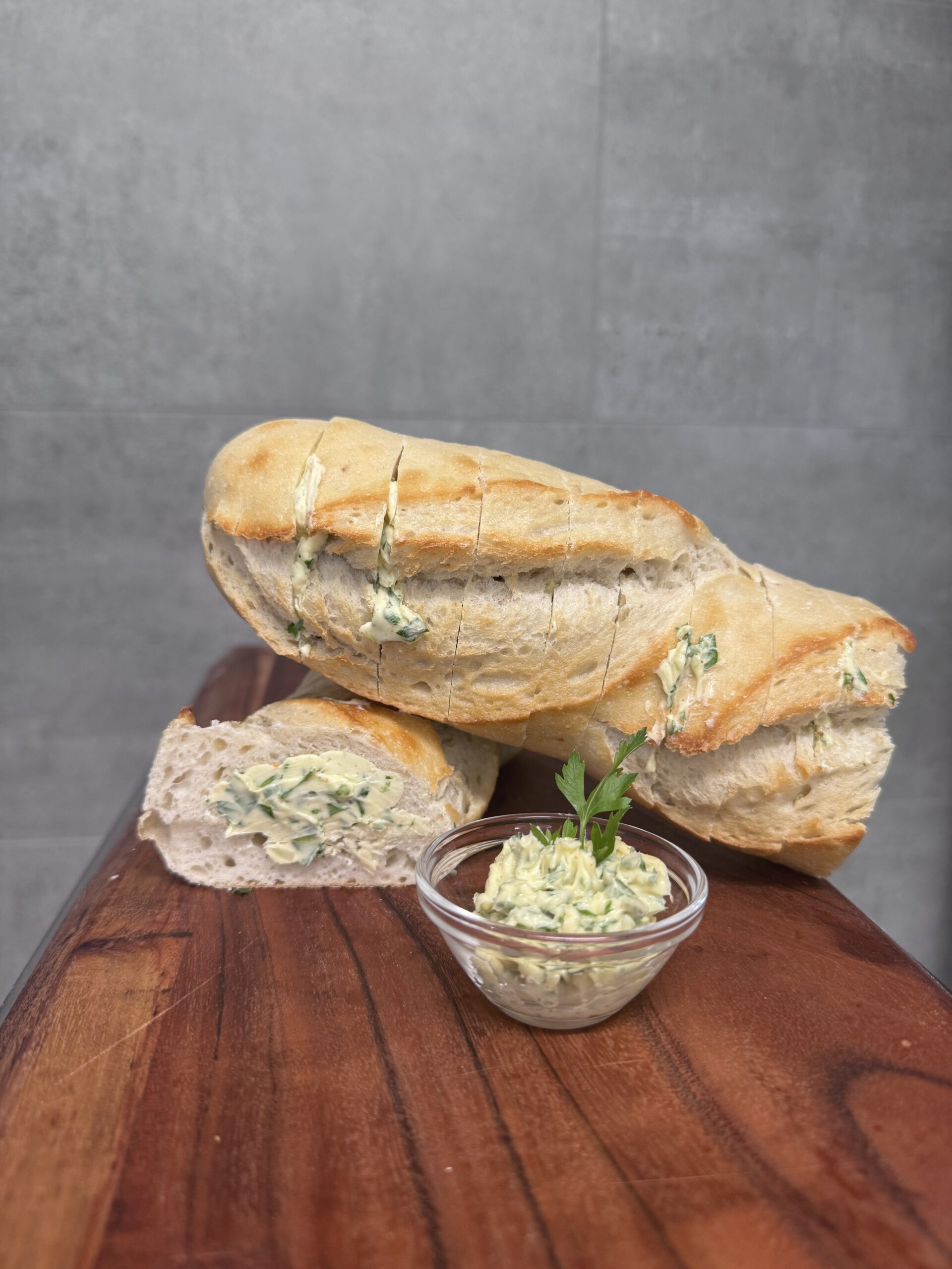Kräuterbutter - Baguette - zum Fertigbacken