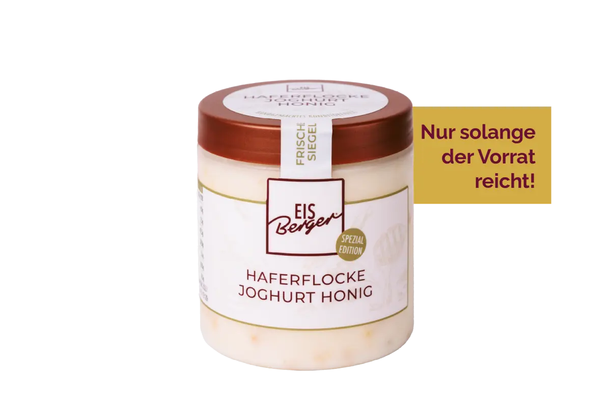 Haferflocke Joghurt Honig Eis